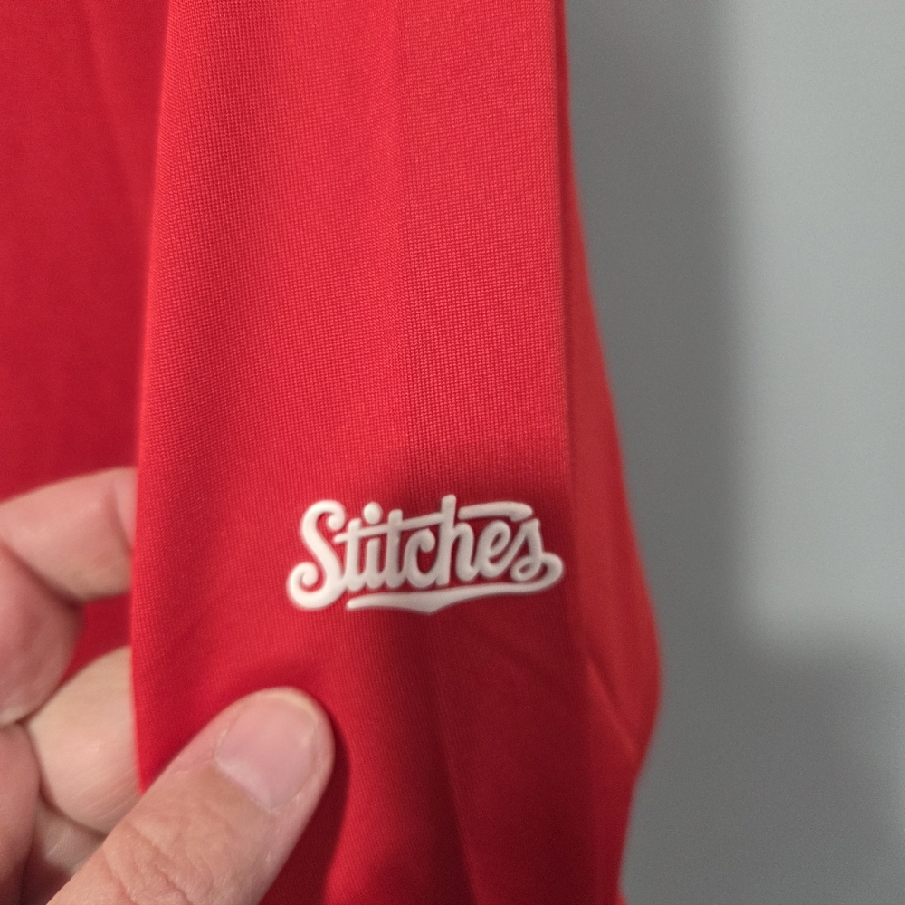 New with tags stiches mlb Philadelphia Phillies Womens Large dry fit quarter zip - Picture 6 of 7